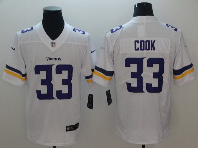 Men Minnesota Vikings #33 Cook White Nike Vapor Untouchable Limited Playe NFL Jerseys->minnesota vikings->NFL Jersey
